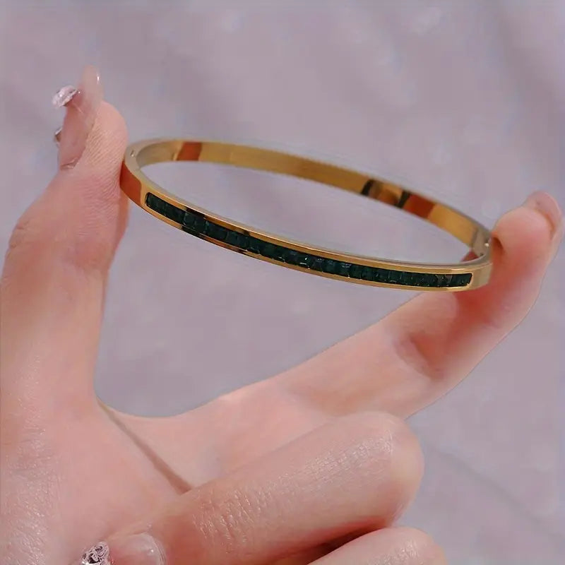 Bracciale Verde Dorato