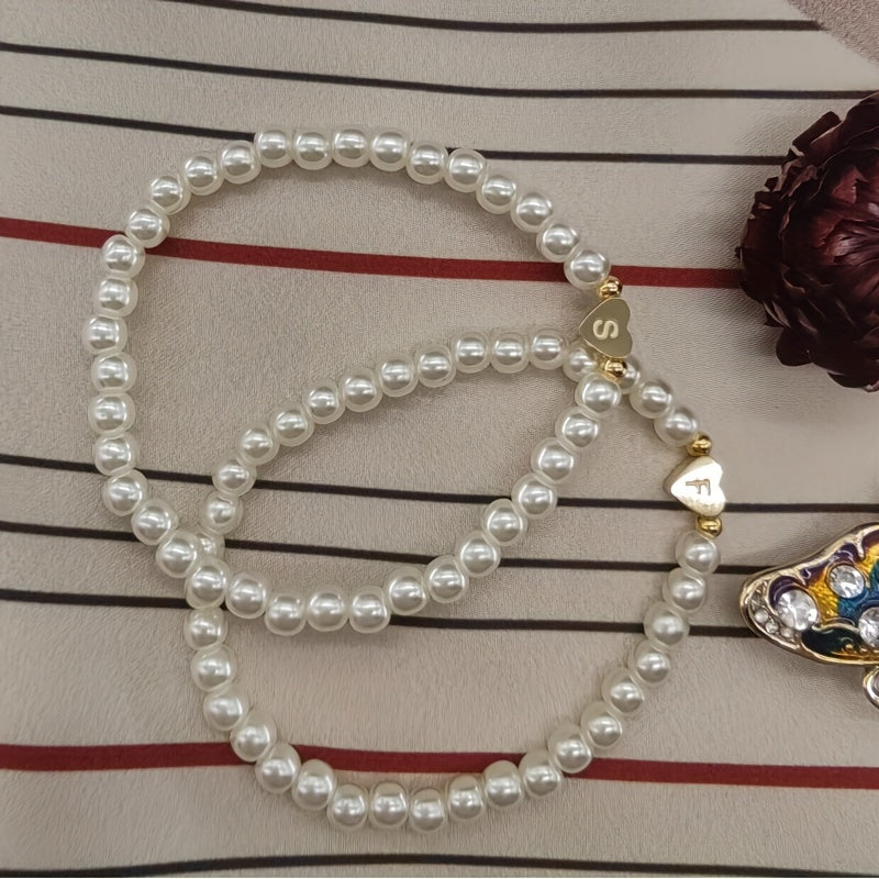 Bracciale Chic con Iniziale a Cuore (A–Z)