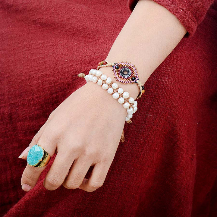 Anello Dea Amazzonite Blu
