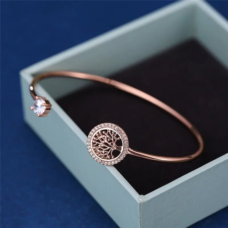 Bracciale Albero della Vita Senza Tempo Regolabile