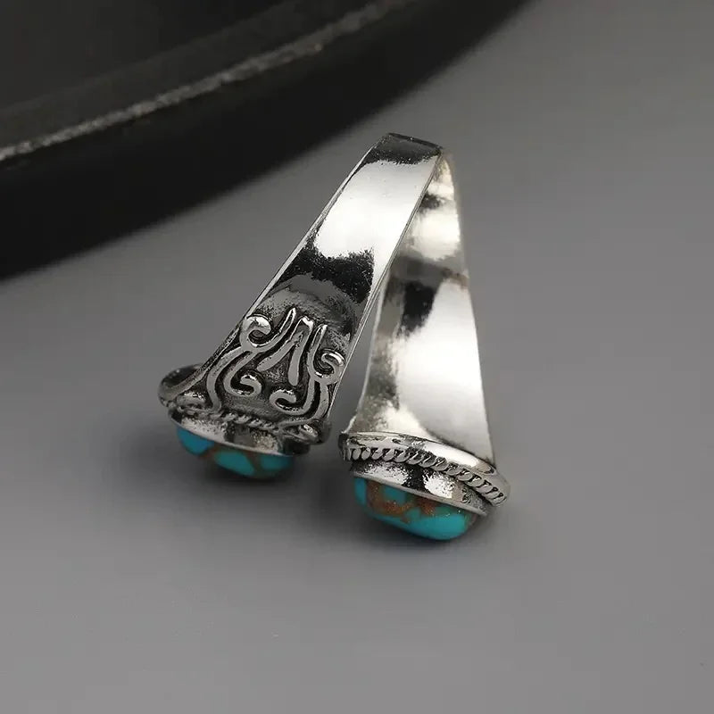 Anello Vintage Fascia Turchese