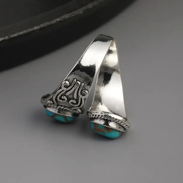 Anello Vintage Fascia Turchese
