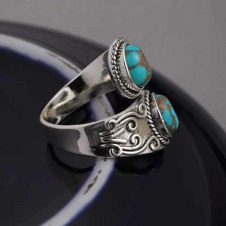 Anello Vintage Fascia Turchese