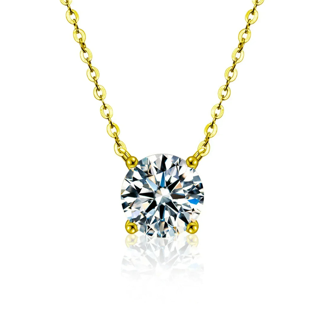 Collana Placcata Oro con Zirconi
