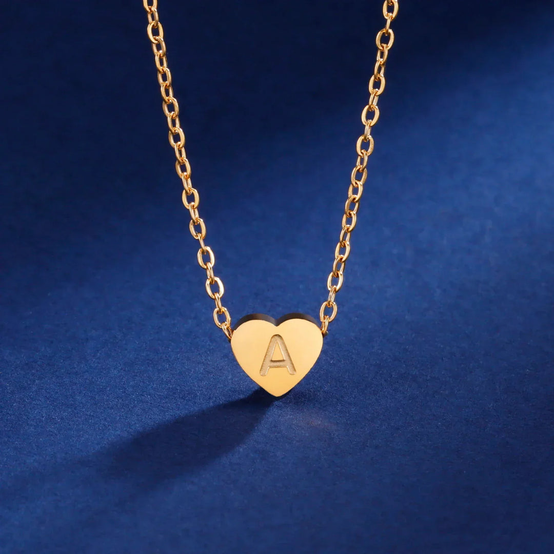Choker Iniziale a Cuore Senza Tempo