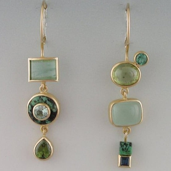 Orecchini Verde Vintage