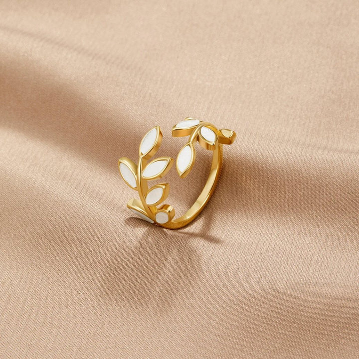 Anello Foglia d'Oro