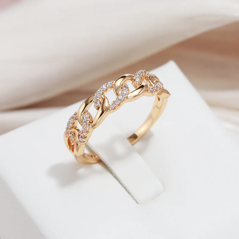 Anello Oro “Maglia Chic”