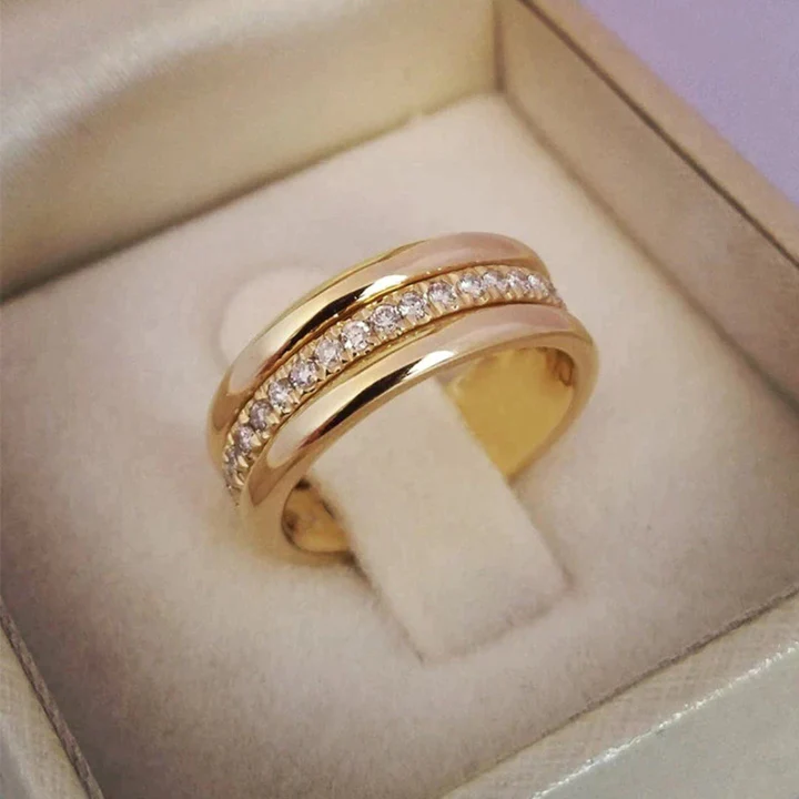 Juana - Anillo Vintage con Zircón Engastado